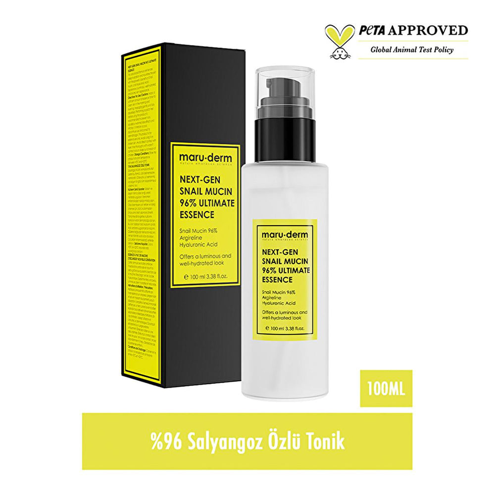 Maruderm Snail Mucin & Hyaluronic Acid Toner: Deeply Hydrating Facial Treatment for Fine Lines & Sensitive Skin - 3.38 fl oz Maruderm Snail Mucin Toner: Hydrate & Reduce Fine Lines snail mucin toner, hyaluronic acid toner, argireline toner, skin hydrating toner, toner for fine lines, facial toner, sensitive skin toner, Maruderm toner, facial treatment, skin hydration, anti-aging toner, korean beauty, k-beauty, skin renewal, skin barrier, moisturizer, plumping toner, hydrating face toner, beauty, skincare, f