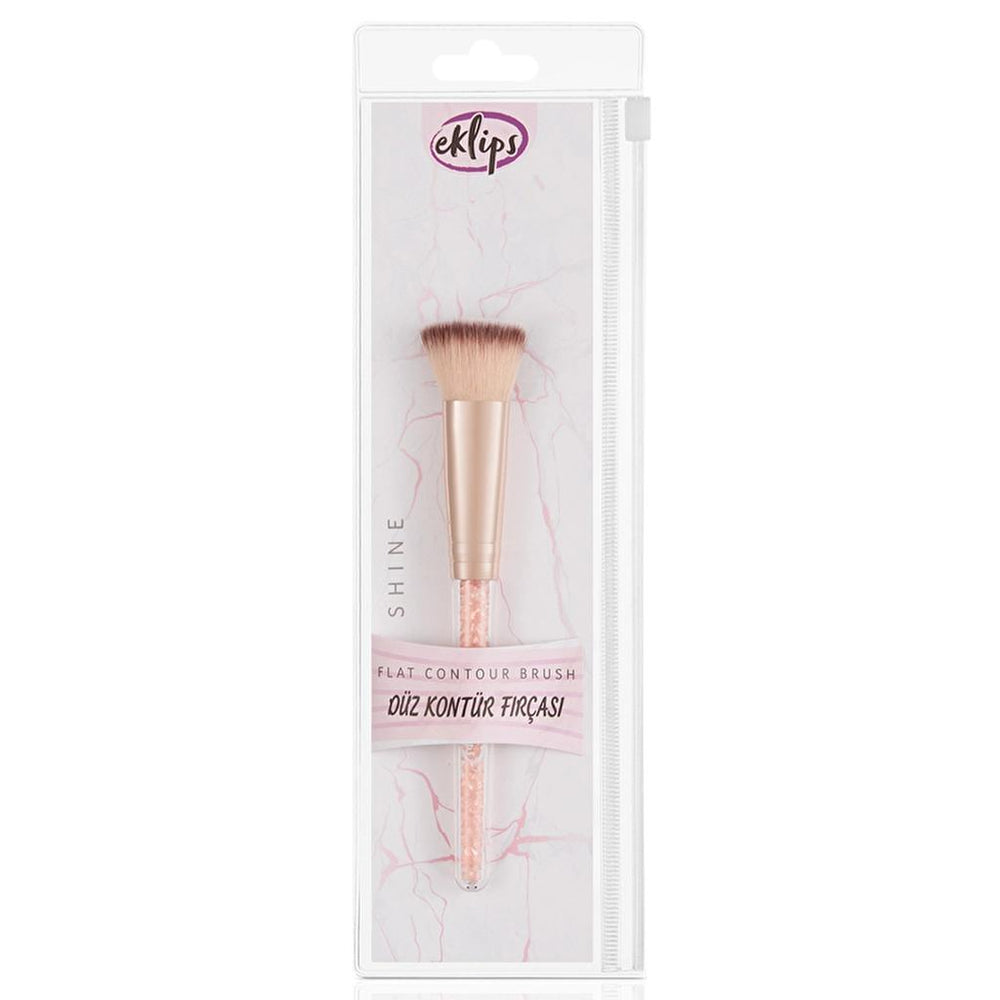 Eklips Pro Shine Flat Contour Brush for Precise Sculpting