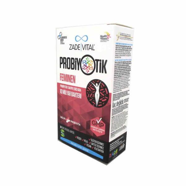 Zade Vital Probiyotik Feminen Probiotic Dietary Supplement for Women's Health - 30 Capsules - image 2