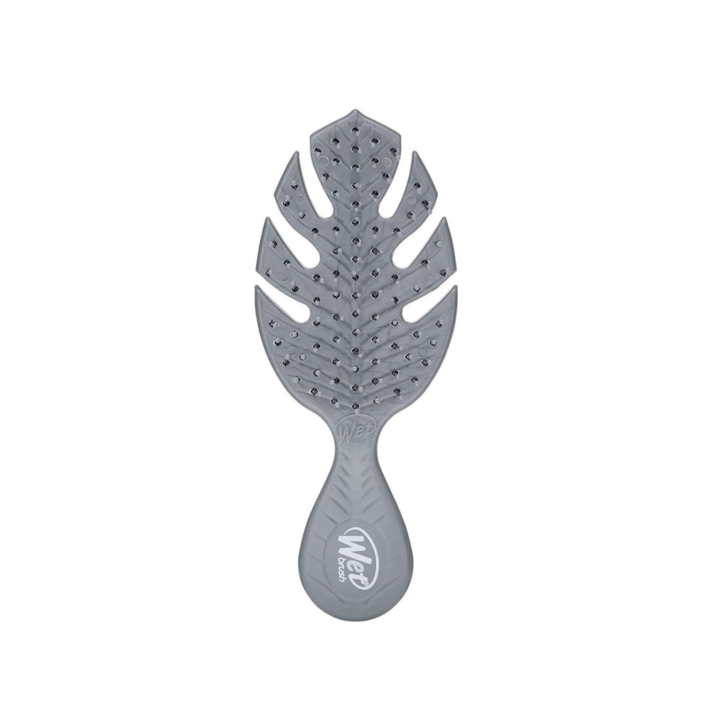 Wet Brush Go Green Mini Detangler Detangling Hair Brush Gray