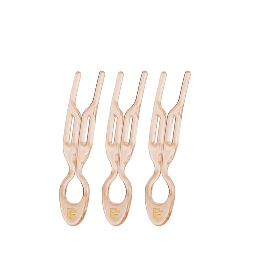 Fiona Franchimon No 1 Hairpin Bronze Glaze Hair Tool 3 Count