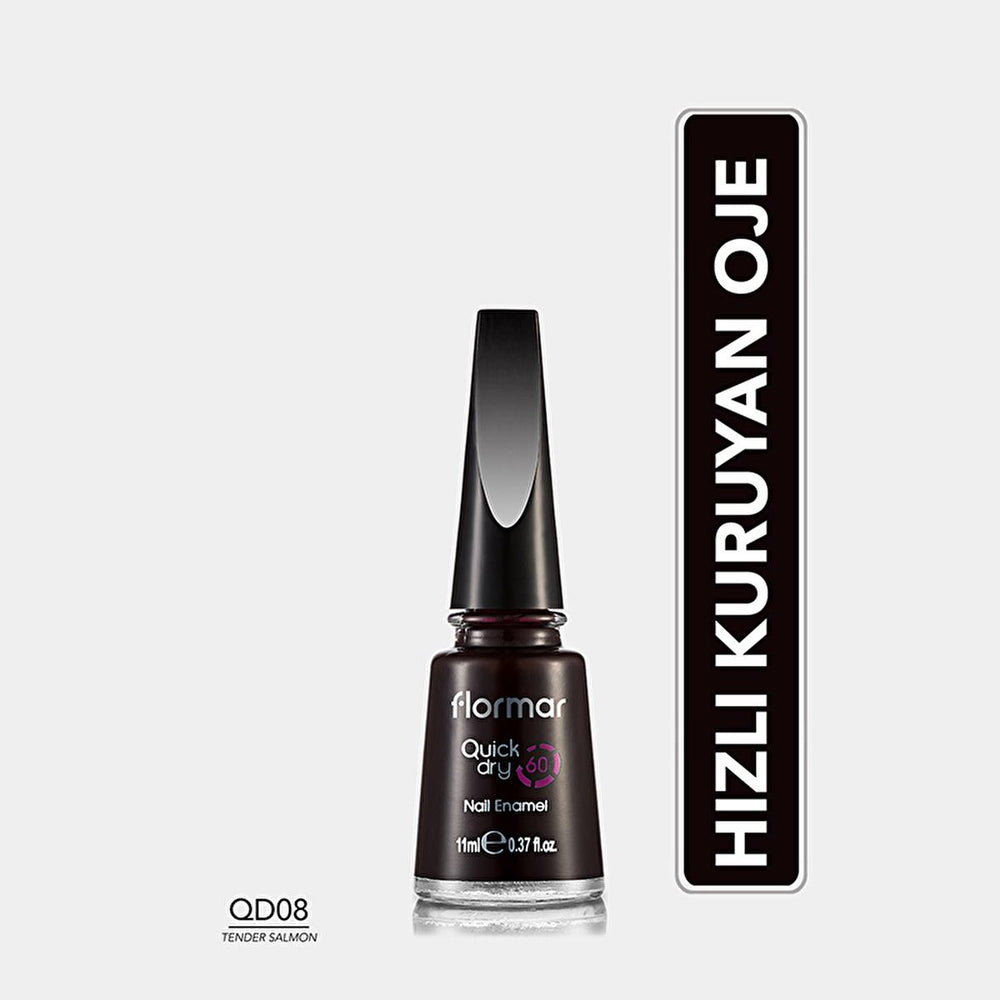 Flormar Quick Dry Nail Polish - 60-Second Drying, Highly Pigmented, Long-Lasting Nail Color - view 4