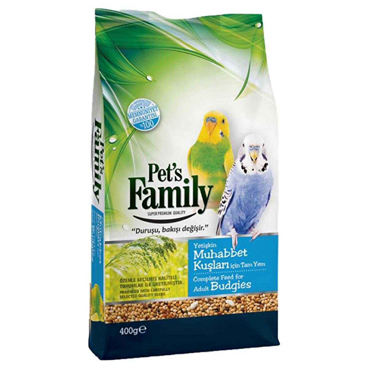 Pet's Family Budgie Food: Complete & Healthy Bird Seed Mix for Parakeets - Muhabbet Yemi - 400g Pet's Family Budgie Food: Healthy Bird Seed Mix for Happy Parakeets Budgie food, Parakeet food, Bird seed, Complete bird food, Healthy bird food, Muhabbet Yemi, Bird food mix, Budgie seed mix, Bird owners, Budgie owners, Parakeet owners, Pet bird food, Bird diet, Seed mix, Bird nutrition, Small bird food, Caged bird food, Bird supplies, Pet supplies, Yellow millet, Red millet, White millet, Balanced diet, Easy to