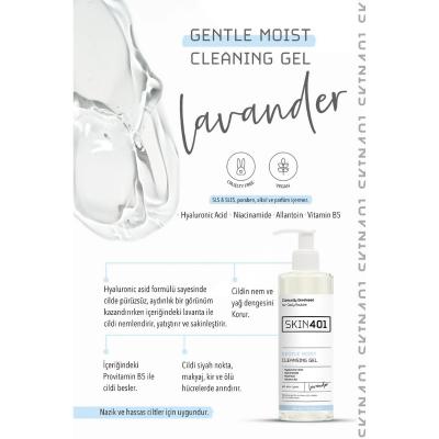 Skin401 Gentle Moisturizing Facial Cleansing Gel - Vegan, Cruelty-Free, Hyaluronic Acid & Provitamin B5 - 6.76 fl oz - view 2