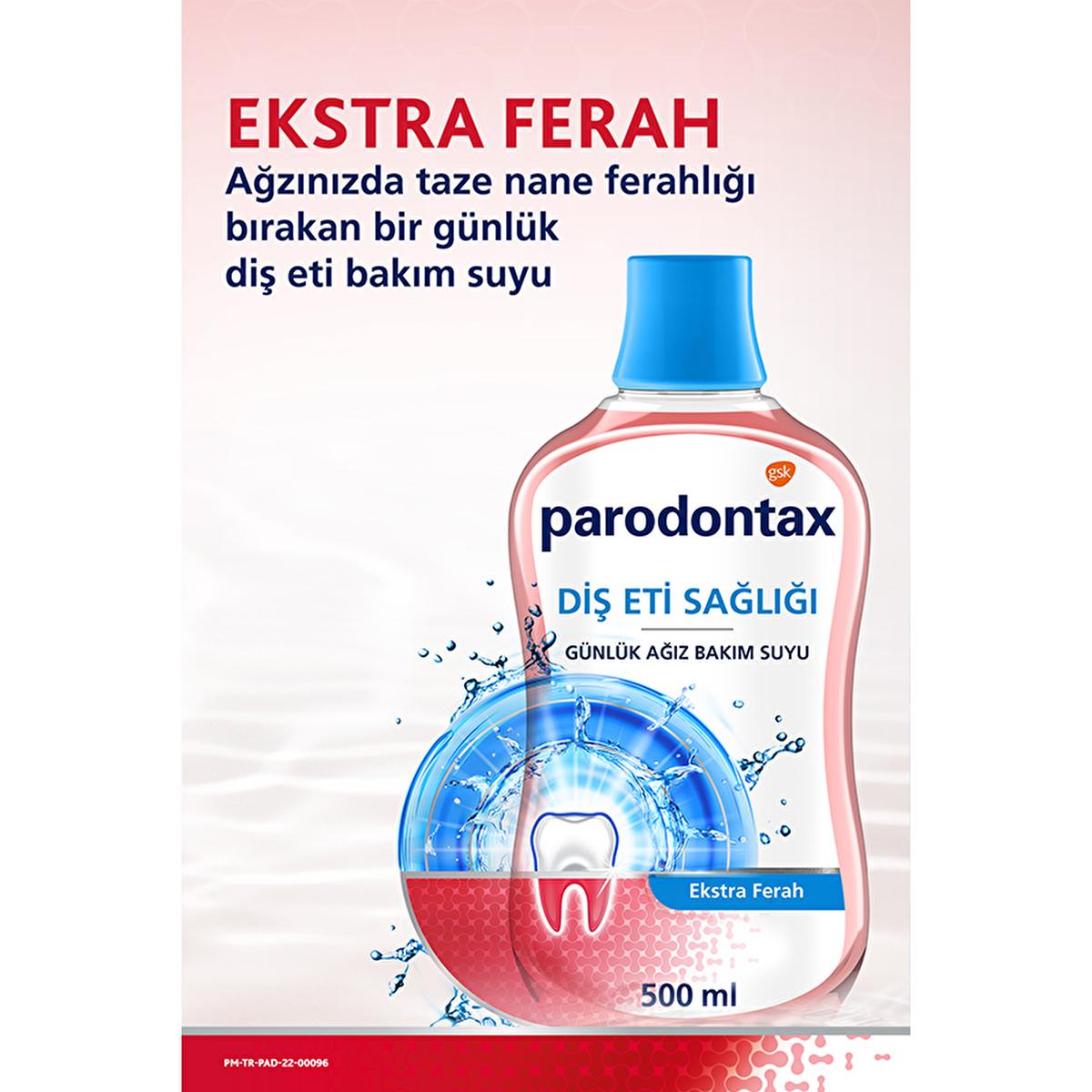 Parodontax Ekstra Ferah Mouthwash - Alcohol-Free Oral Care for Healthy Gums & Teeth Parodontax Ekstra Ferah Mouthwash - Alcohol-Free Oral Care Mouthwash, Oral care, Alcohol-free mouthwash, Gum health, Plaque control, Fresh breath, Oral hygiene, Healthy gums, Teeth care, Parodontax