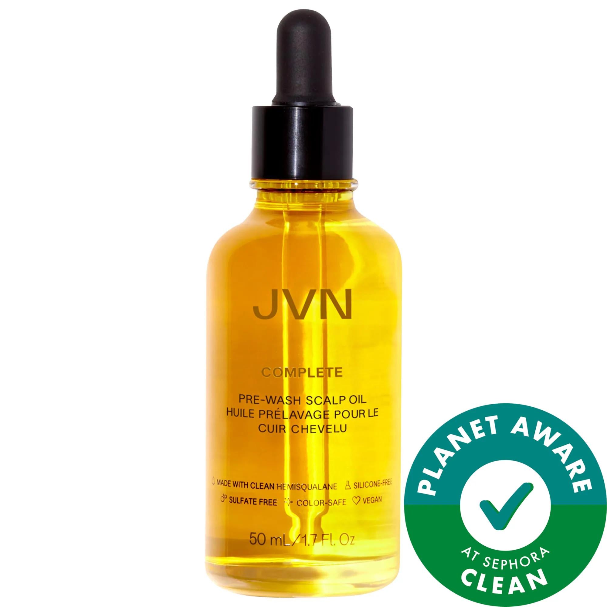 JVN Complete Pre-Wash Scalp &amp; Hair Strengthening Treatment Oil: Rosemary, Turmeric for Dry, Itchy Scalp &amp; Hair Breakage - Vegan, Cruelty-Free &amp; Silicone-Free JVN Scalp &amp; Hair Oil: Strengthen Hair, Soothe Dry Scalp Naturally pre-wash scalp oil, hair strengthening treatment, rosemary oil for hair growth, dry scalp treatment, vegan hair oil, cruelty-free hair products, silicone-free hair oil, itchy scalp relief, hair breakage treatment, natural hair oil, hair treatment oil, scalp treatment, rosemary extract, t