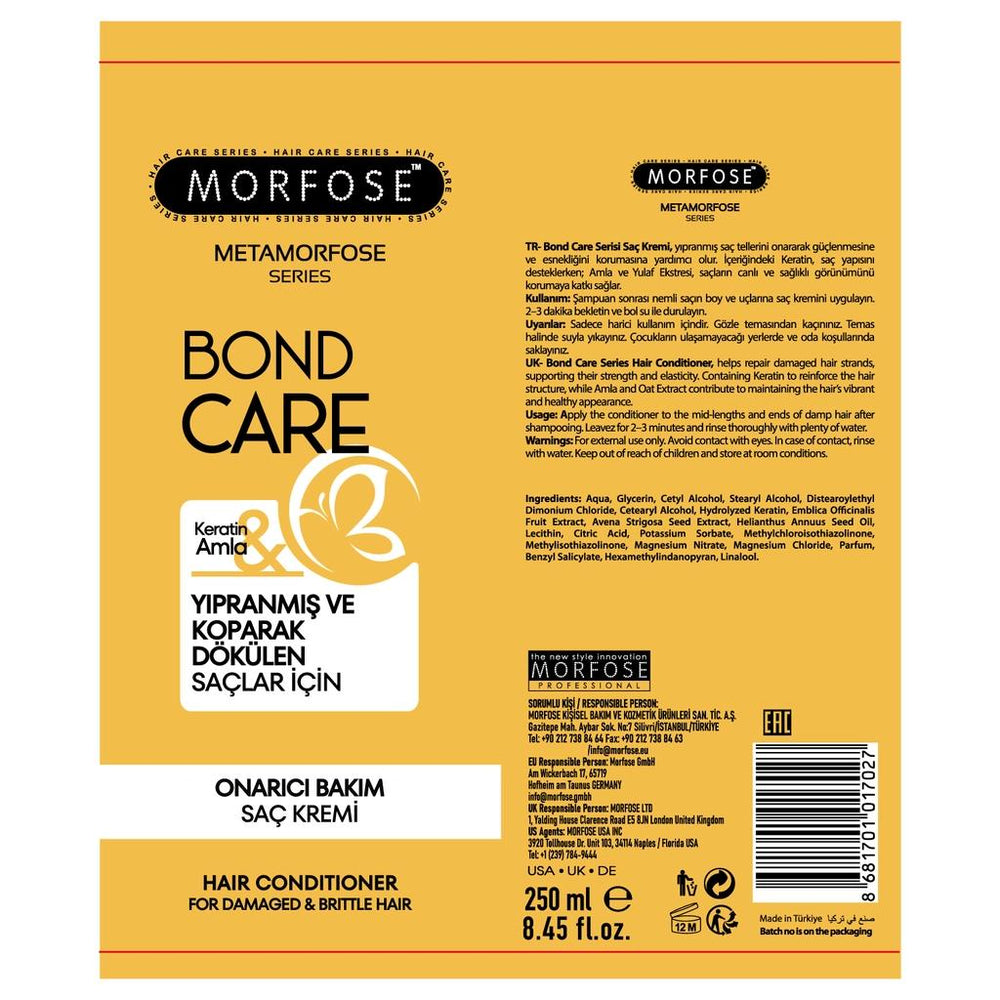 Morfose Metamorfose Bond Care Repairing Conditioner 250 ml