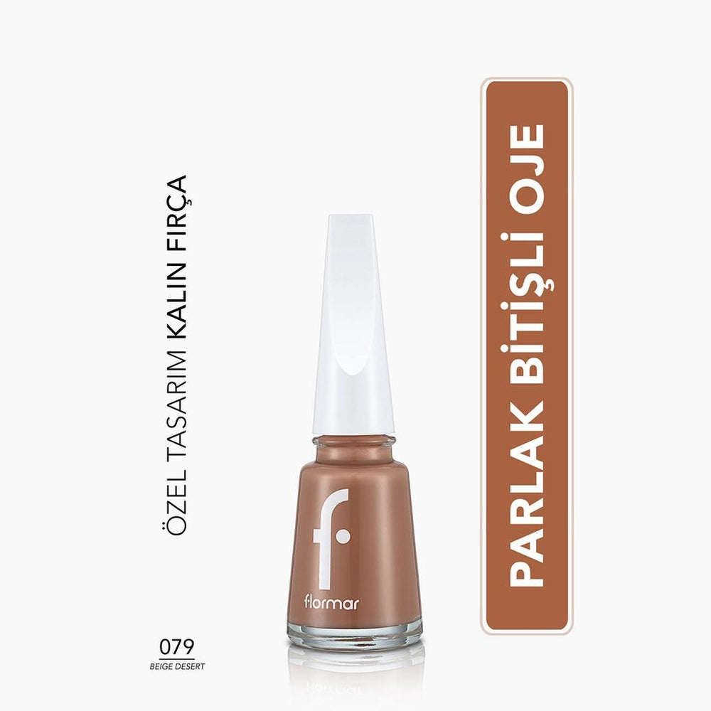Flormar Nail Enamel High Pigment Polish 079 Beige Desert