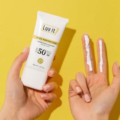 Luv it! Invisible Daily Sunscreen SPF50+ - Protects & Moisturizes with Blue Light Protection Luv it! Daily Sunscreen SPF50+ with Blue Light Protection daily sunscreen, SPF50+ sunscreen, blue light protection, hypoallergenic sunscreen, paraben-free sunscreen, invisible sunscreen, skincare, sun protection, moisturizing sunscreen, dermatologically tested, lightweight formula, natural skincare, sensitive skin friendly