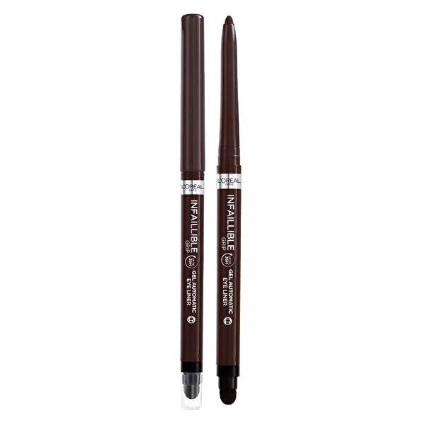L'Oréal Paris Infaillable Brown Gel Eyeliner: 36H Long-Lasting, Smudge & Waterproof - Define Eyes with Automatic Precision! L'Oréal Infaillable Gel Eyeliner: Long-Lasting & Smudge-Proof! L'Oréal eyeliner, gel eyeliner, long lasting eyeliner, smudge proof eyeliner, waterproof eyeliner, automatic eyeliner, brown eyeliner, eyeliner for smoky eyes, durable eyeliner, Infaillable eyeliner, L'Oréal, eyeliner, gel, long-lasting, smudge-proof, waterproof, automatic, brown, smoky eyes, durable, Infaillable, eye makeu
