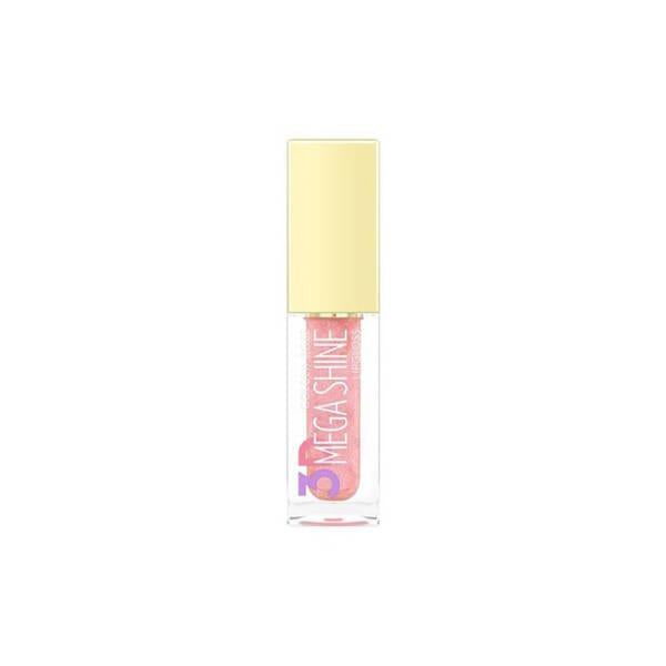 Golden Rose 3D Mega Shine Lip Gloss No. 121 Sparkle - Ultra Shiny, Lightweight Lip Gloss for Fuller Lips - Lip Gloss