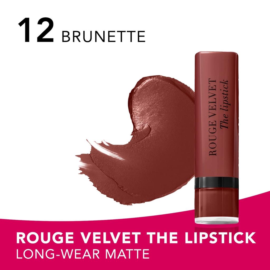 Bourjois Rouge Velvet Lipstick 12 Brunette 2.4g