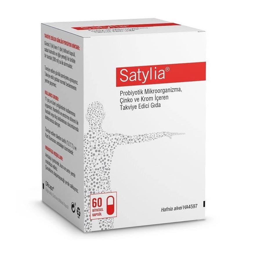 Satylia Probiyotik 60 Kapsül - Probiotic Supplement with Zinc and Chromium for Digestive Health Support Satylia Probiyotik 60 Kapsül - Probiotic Supplement for Gut Health Probiotic Supplement, Satylia Probiyotik, Zinc and Chromium Supplement, Digestive Health Support, Probiotic Capsules, Gut Health, Immune System Support, Health Supplements, Nutritional Benefits, France Manufactured, Biotech Production, Health Conscious, Digestive Balance