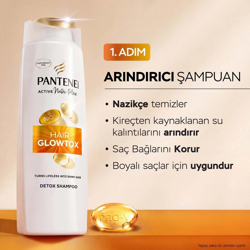Pantene Pro-V Glowtox Clarifying Shampoo for Shine 400 ml