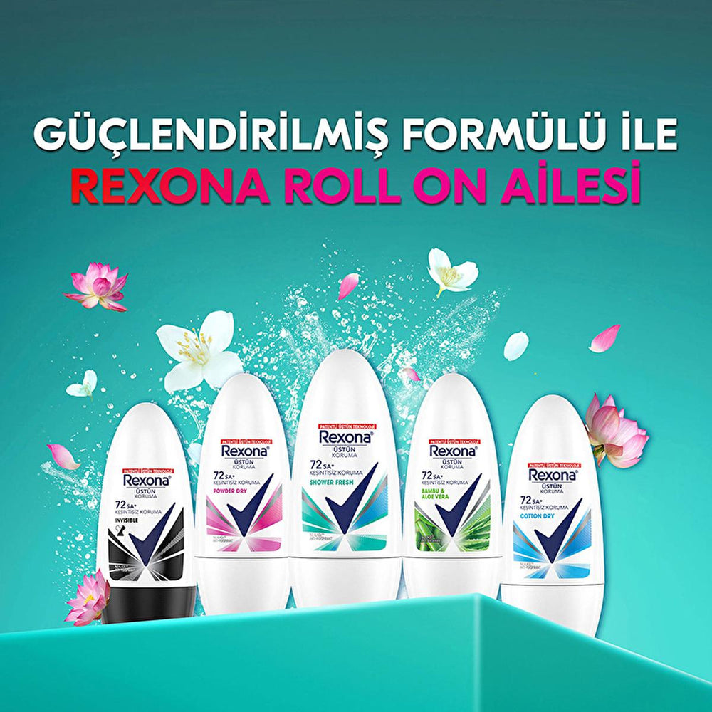 Rexona Shower Fresh Roll-On Deodorant - 72 Hour Odor & Wetness Protection for Women | Long Lasting Antiperspirant Rexona Shower Fresh Roll-On: 72-Hour Deodorant Protection roll on deodorant, 72 hour deodorant, shower fresh deodorant, womens deodorant, long lasting deodorant, odor protection, wetness protection, antiperspirant deodorant, deodorant, antiperspirant, women's hygiene, body odor, sweat protection, all-day freshness, active women, hygiene, odor control, continuous protection, refreshing scent, con