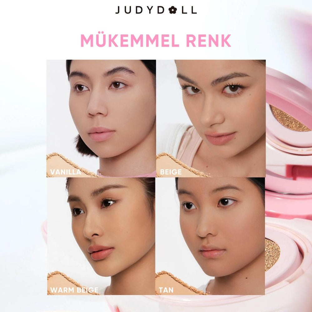 Judydoll Peach Skin Matte 2 Way Cake Matte Powder Warm Beige