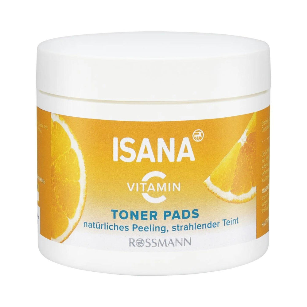 Isana Vitamin C Toner Pads for Radiant Skin 60 Count