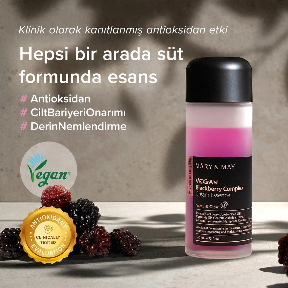 Mary & May Blackberry Complex Cream Essence for Deep Hydration 140ml