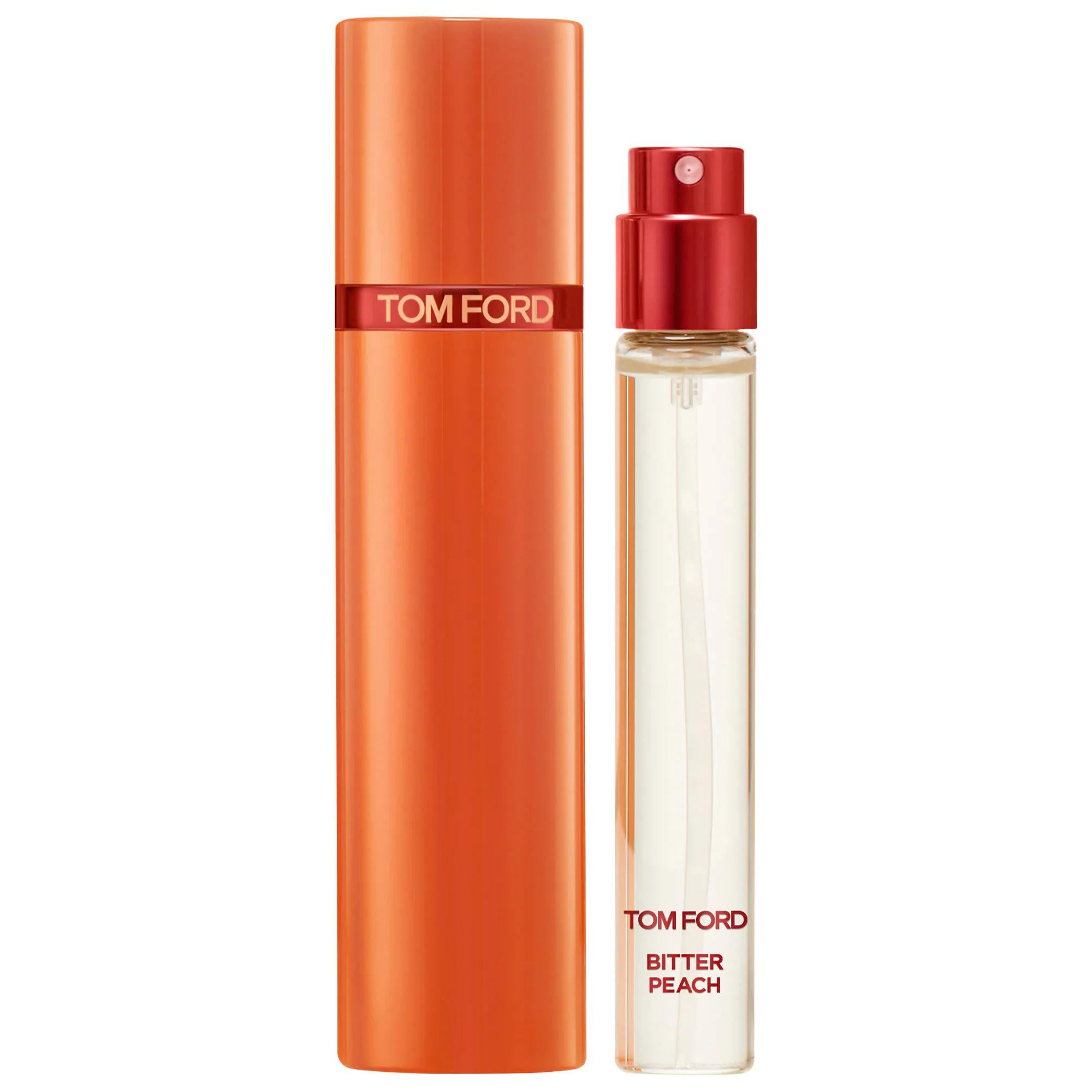 Tom Ford Bitter Peach Eau de Parfum Fragrance Travel Spray - Luxurious Fruity Floral Perfume for Women Tom Ford Bitter Peach Eau de Parfum - Luxurious Fruity Floral Perfume Tom Ford Bitter Peach Eau de Parfum, Luxury fragrance travel spray, Fruity floral perfume for women, Peche de Vigne fragrance, High-end portable perfume, Women&#39;s fragrance, Travel size perfume, Floral scents, Fruity scents, Luxury perfume, Tom Ford Private Blend, Eau de Parfum, Perfume for special occasions, Gift for her, Fragrance for w