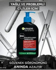 Garnier Charcoal Face Wash - 3-in-1 Blackhead Removal Facial Gel with Salicylic Acid, 8.45 fl oz Garnier Charcoal Face Wash - 3-in-1 Blackhead Removal Garnier Saf Temiz BHA Siyah Nokta Karşıtı Temizleme Jeli, Charcoal Face Wash, Salicylic Acid Cleanser, Blackhead Removal Facial Gel, 3-in-1 Face Cleanser, Facial Cleansing Gel, Garnier Charcoal Face Wash, Blackhead Removal, Oil Control, Charcoal and Salicylic Acid, Cranberry Extract, Skincare, Face Wash, Cleansing Gel, Acne Treatment, Natural Ingredients, Ski