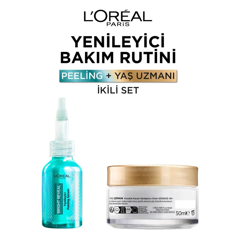 L'Oreal Paris Age Specialist 45+ Anti-Wrinkle Cream & Serum Set 50ml