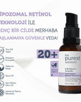 The Purest Solutions Anti-Aging Night Serum with Liposomal Retinol for Youthful Skin - Enhances Retinol Delivery, Reduces Fine Lines & Wrinkles