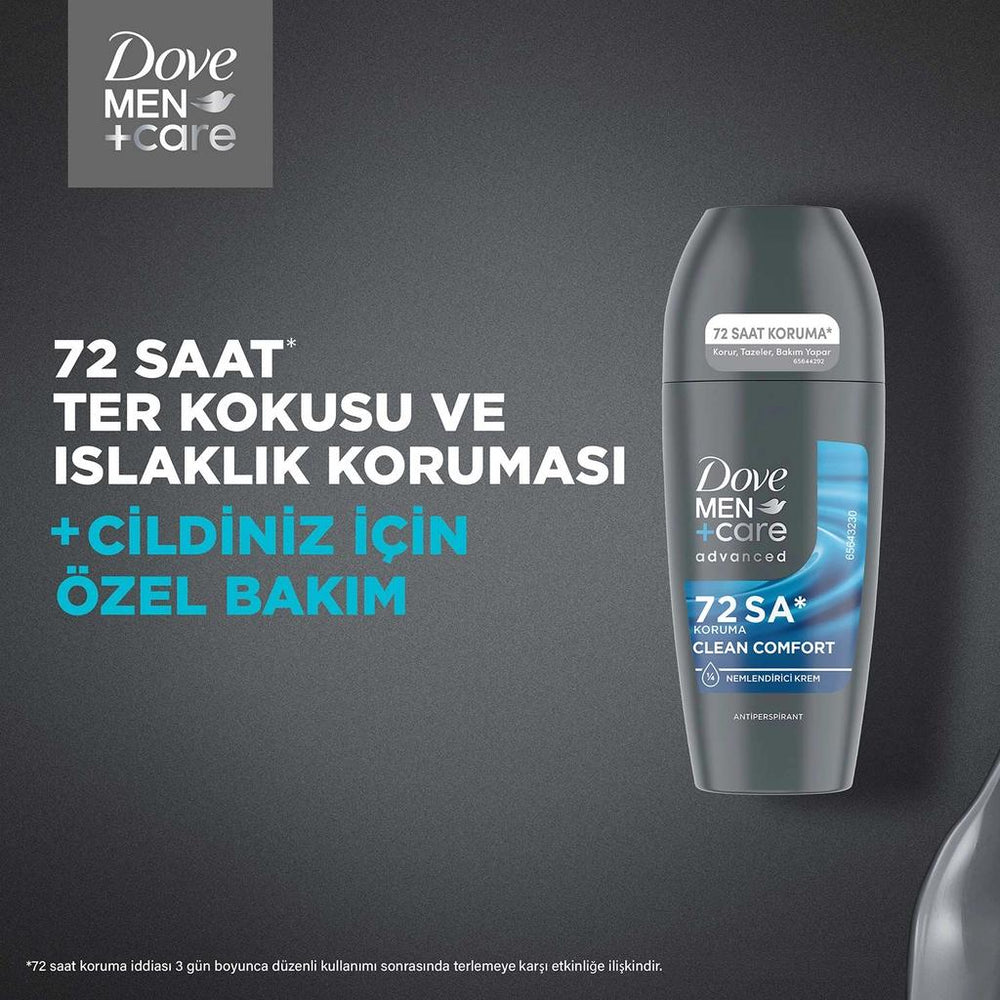 Dove Men +Care Clean Comfort Deodorant Roll-On 50 ml