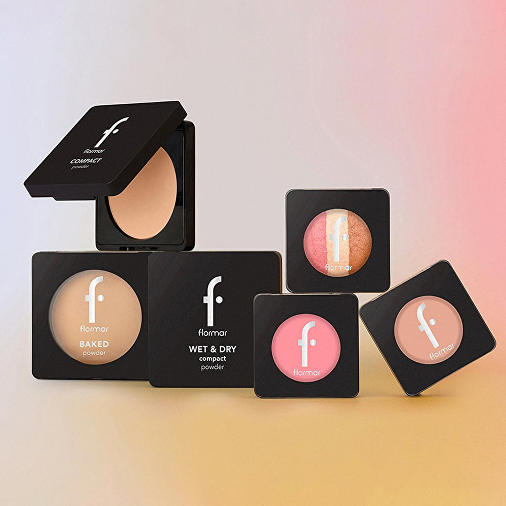 Flormar Baked Powder Pudra 029 Porcelain Ivory - Matte Finish, Long-Lasting Makeup with Vitamin E - view 6