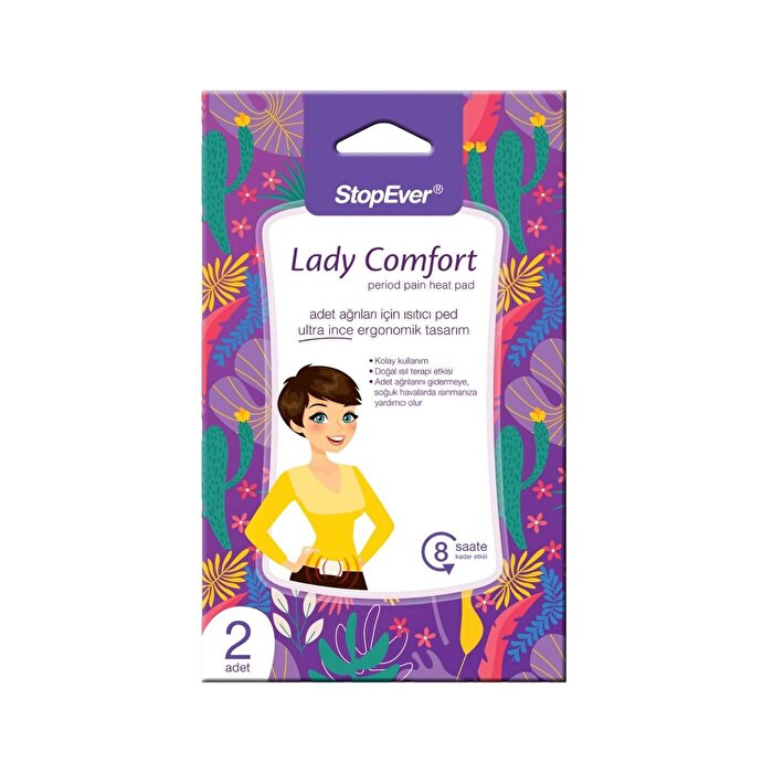 StopEver Lady Comfort Heating Pad for Menstrual Pain Relief | 8 Hour Use - Hygiene Products