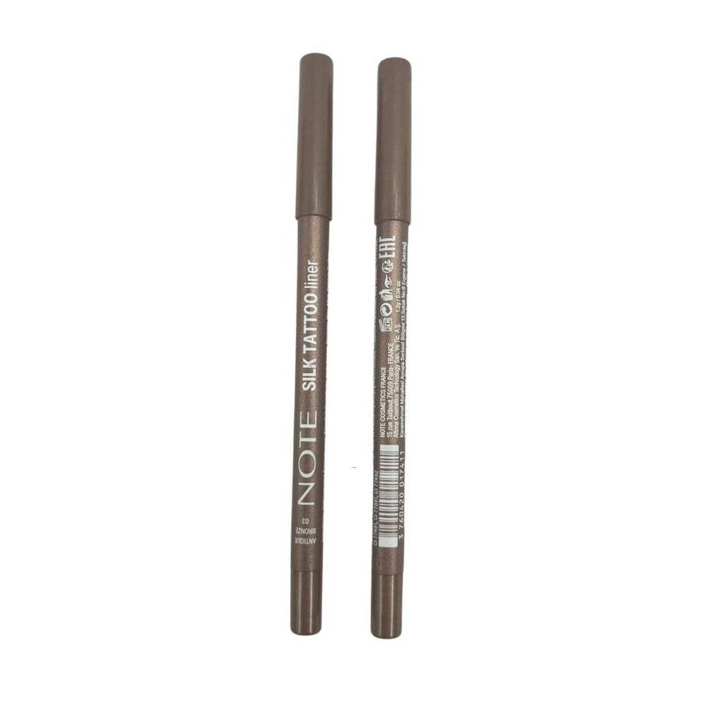 Note Cosme Silk Tattoo Liner Waterproof Gel Eyeliner 03 Antique Bronze