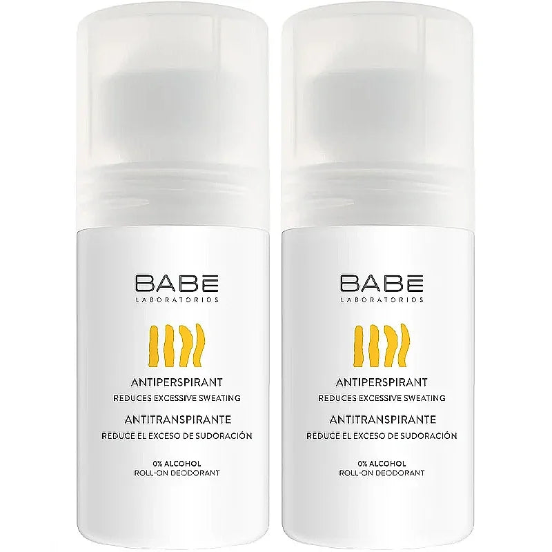 Babe Antiperspirant Roll-On Deodorant Set for Freshness 50ml x2