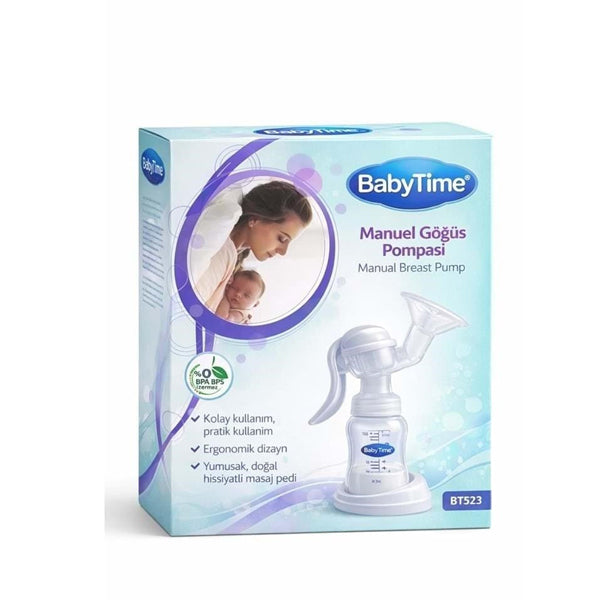 Baby Time BT523 Manual Breast Pump for Gentle Milk Expression