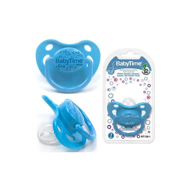 Baby Time Orthodontic Silicone Pacifier Matte Body No. 2 1pc