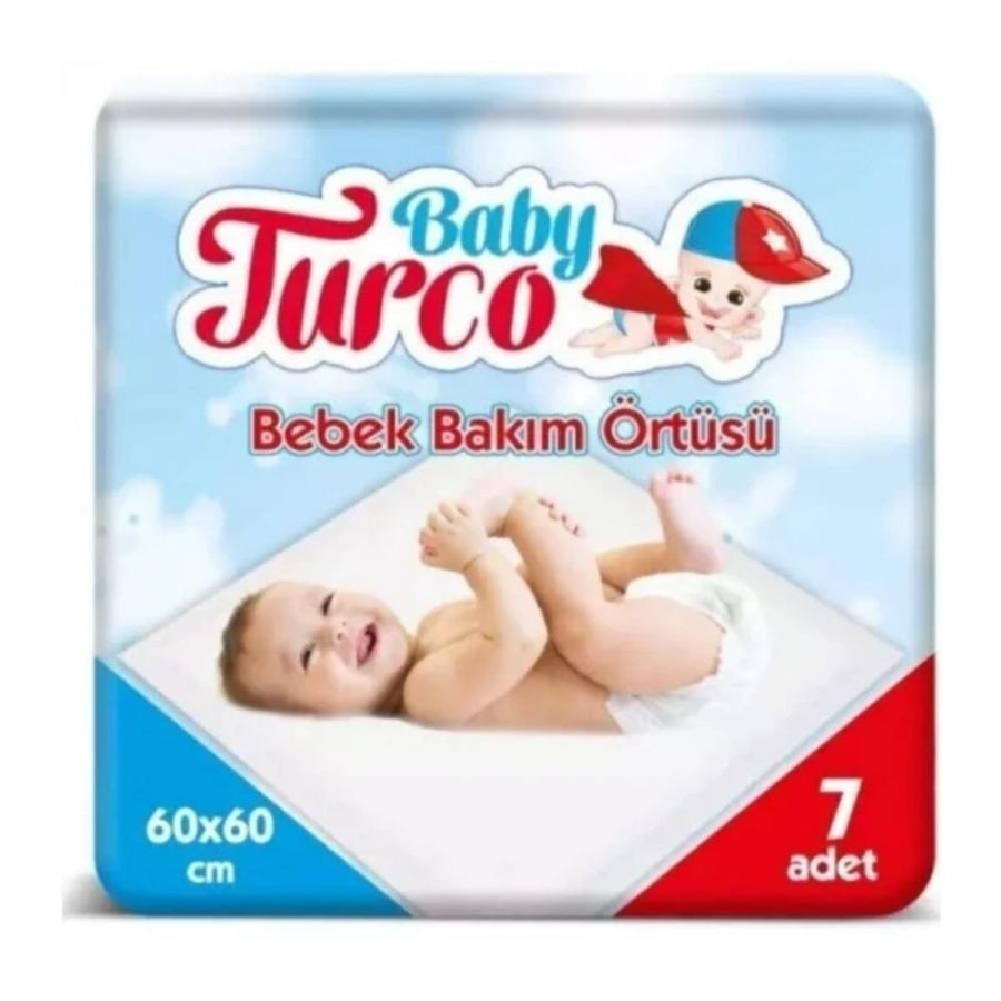 Baby Turco Baby Care Mats Soft Protective Sheets 7 Count