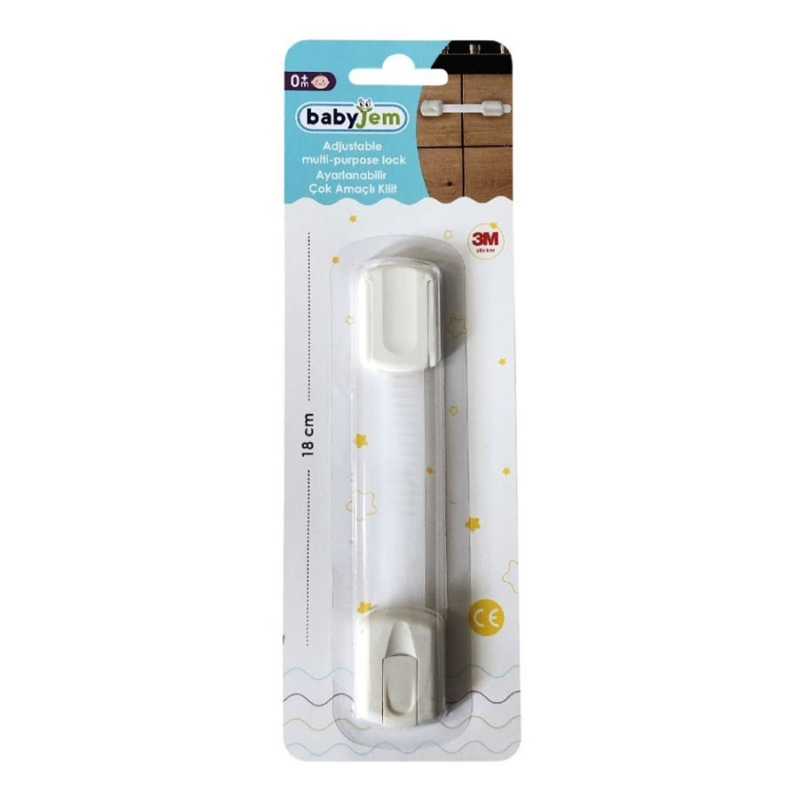 Babyjem Adjustable Multi-Purpose Safety Lock 1 Count