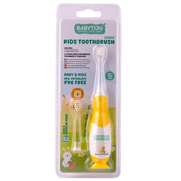 Babyton Sonic Battery Toothbrush for Babies & Kids