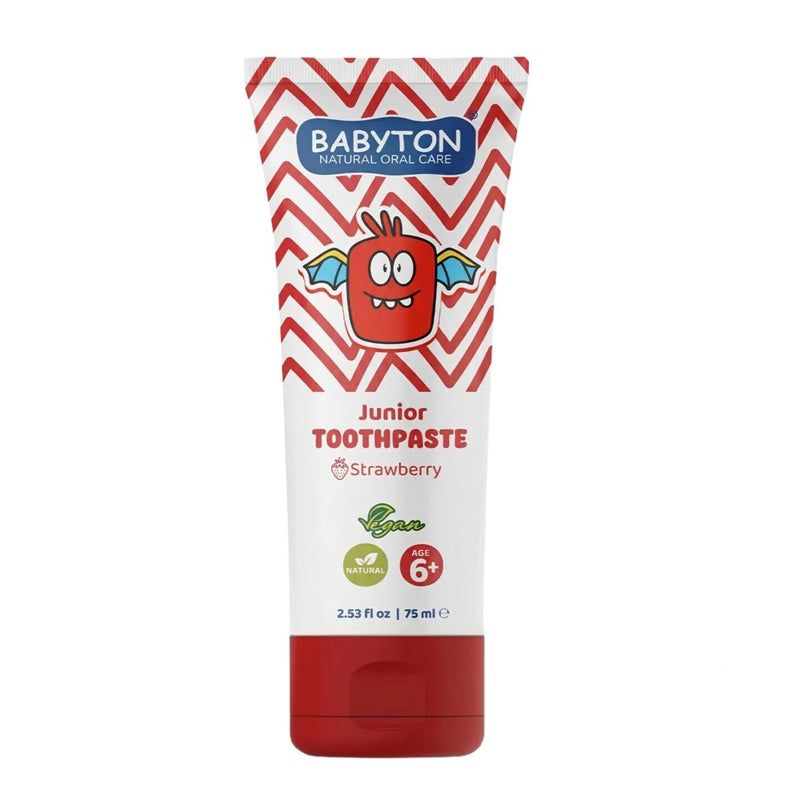 Babyton Junior Strawberry Toothpaste for Ages 6+ 75 ml