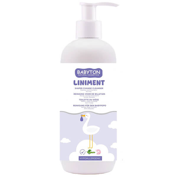 Babyton Liniment Diaper Change Cleanser for Sensitive Skin 400 ml