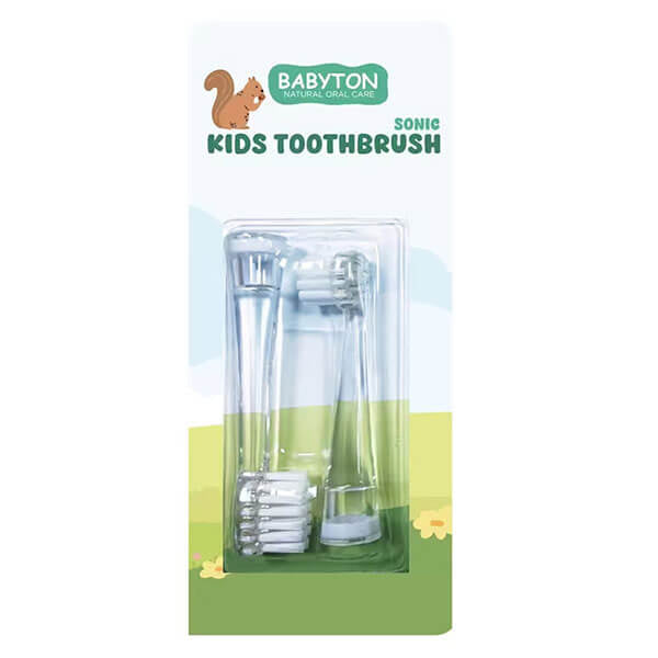 Babyton Sonic Toothbrush Replacement Heads 2-Pack