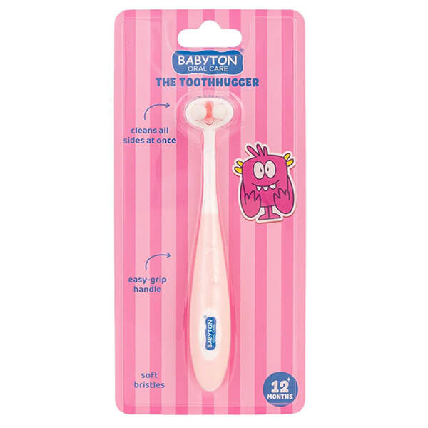 Babyton Toothhugger 3D Kids Toothbrush in Pinky
