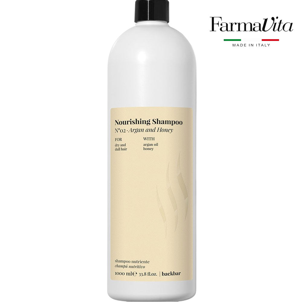 Farmavita BackBar No.02 Nourishing Argan & Honey Shampoo 1000ml