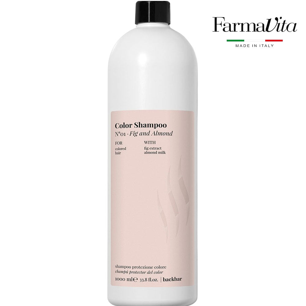 Farmavita BackBar Color Shampoo No:1 Fig & Almond 1000 ml