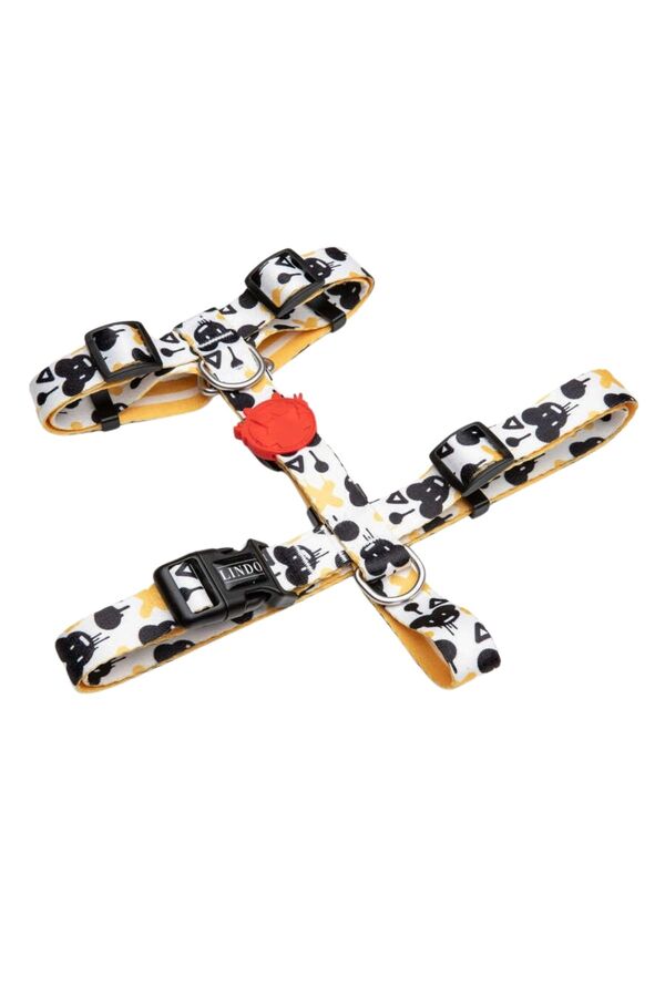 Lindo Bad Mouse H-Type Dog Harness for Secure Walks Small