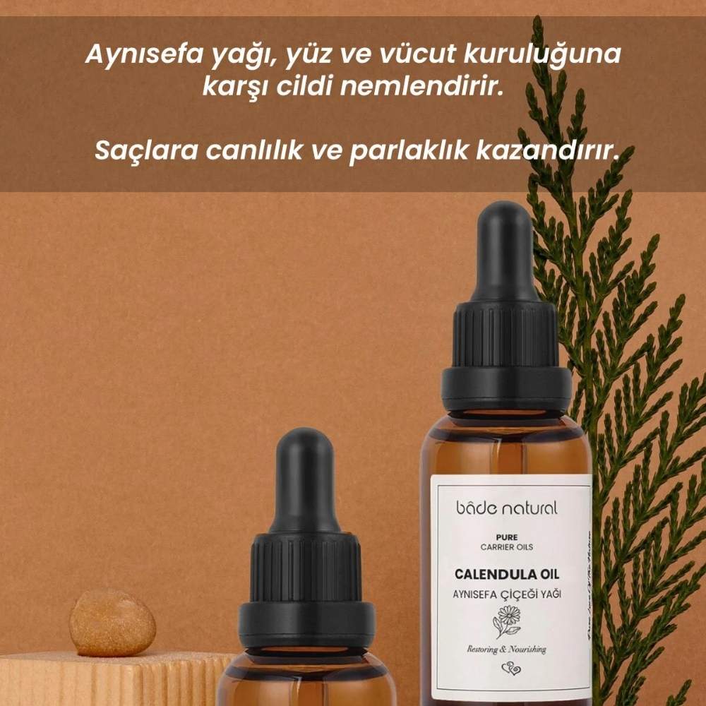 Bade Natural 100% Pure Calendula Oil for Sensitive Skin 30 ml