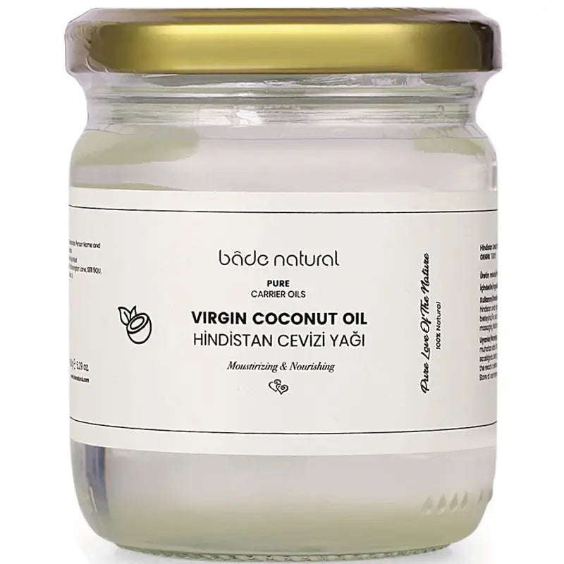 Bade Natural 100% Cold-Pressed Coconut Oil for Hair &amp; Skin 150g