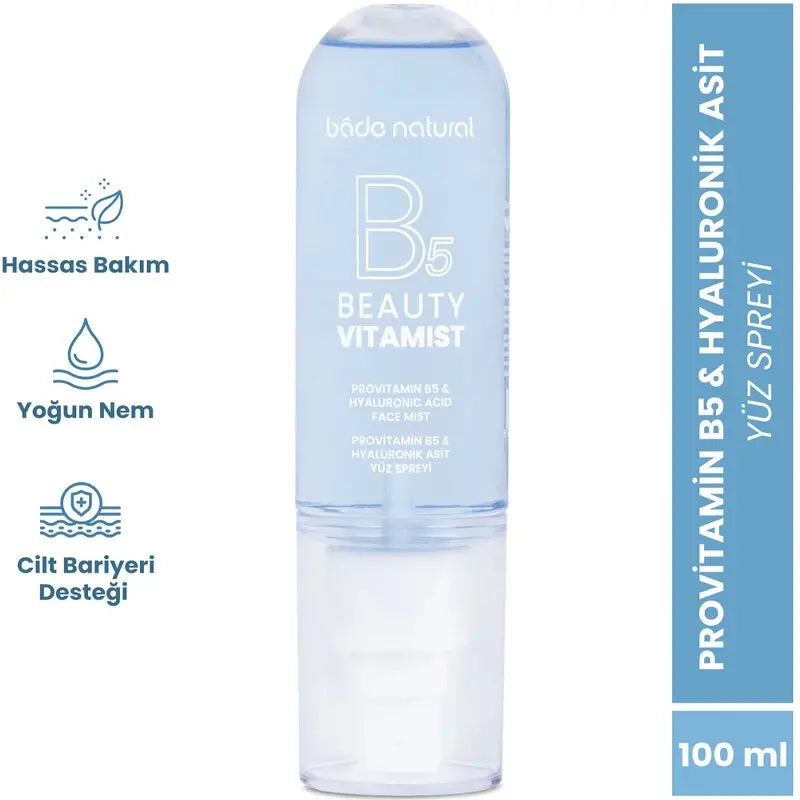 Bade Natural Vitamist Provitamin B5 & Hyaluronic Acid Face Spray 100ml