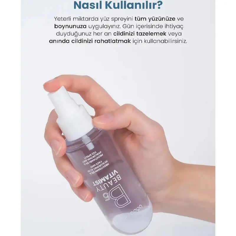 Bade Natural Vitamist Provitamin B5 & Hyaluronic Acid Face Spray 100ml