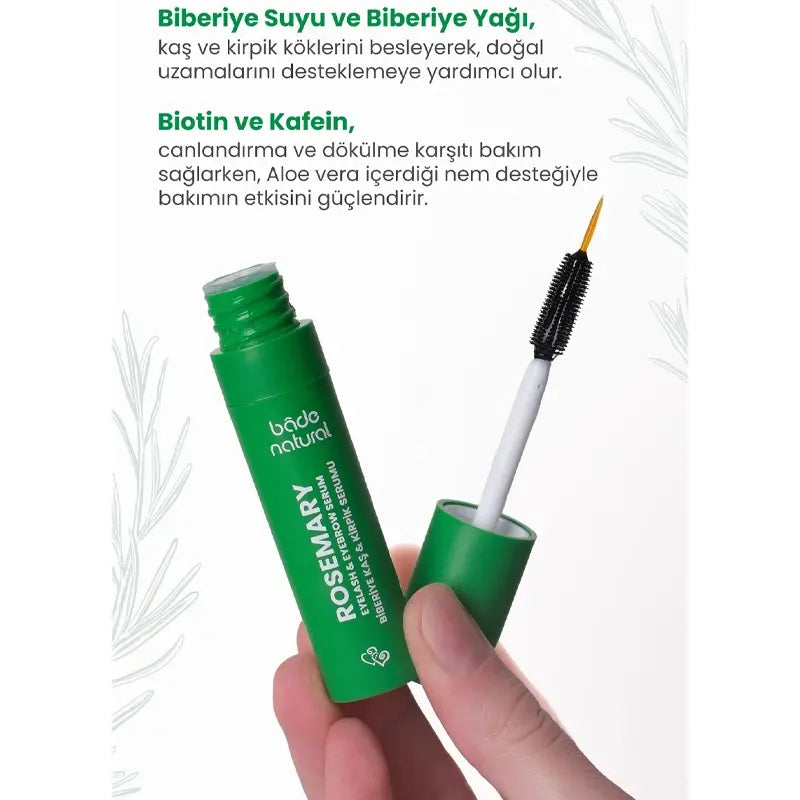 Bade Natural Rosemary Brow &amp; Lash Serum for Fuller Look 10ml