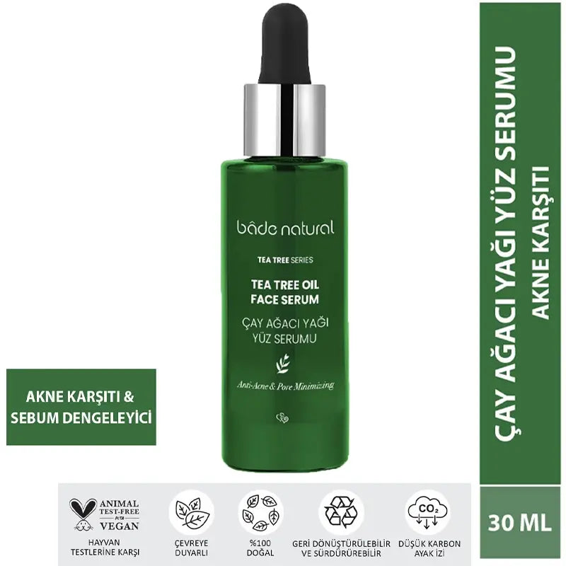 Bade Natural Tea Tree Oil Face Serum for Oily Skin 30ml