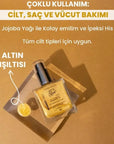 Bade Natural Summer Vibes Lets Glow Shimmering Oil Gold 50ml